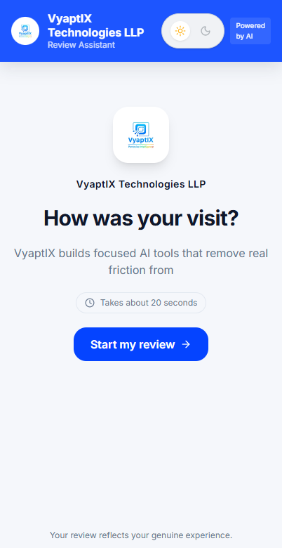 The customer review experience